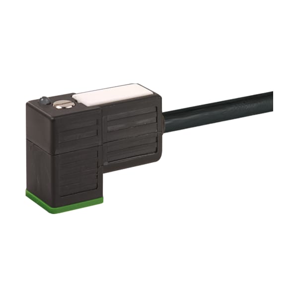 Murrelektronik M8 male 0 Degree / M8 female 90 Degree LED, PVC 3x0.25 bk UL/CSA 5m 7000-80021-6161000 - main